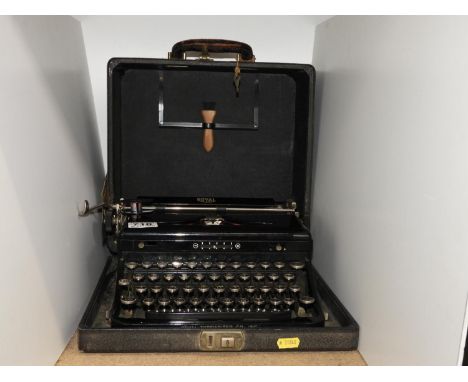 Cased Royal Typewriter 
