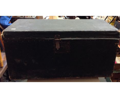 Covered Wooden Trunk 