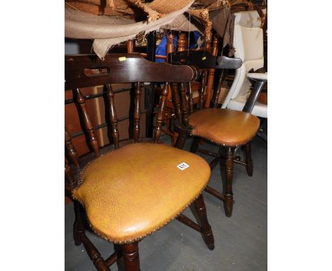 Pair of Stick Back Chairs 