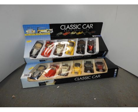 2x Model Classic Car Collection Box Sets 