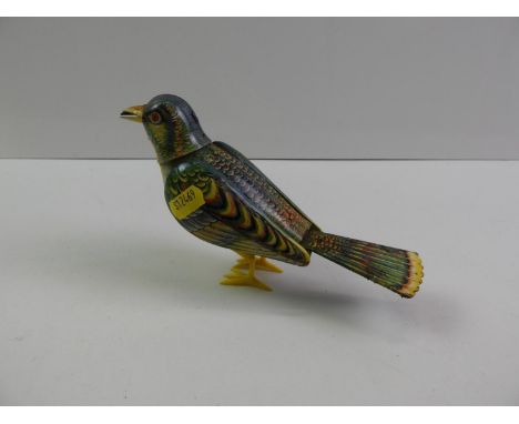 Tin Plate Bird Automaton by Kohler Germany 