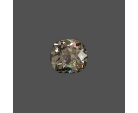 A Loose Cushion Cut Diamond, weighing 2.19 carat approximately not illustrated .  The approximate qualities of the diamond ar