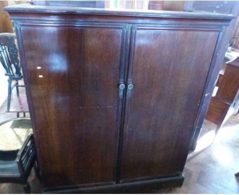 Mahogany/ ZCH compactom wardrobe, Bouise Ltd, Berkeley Street, London  Condition report: see terms and conditionsCondition re