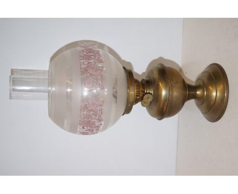 Brass oil lamp 