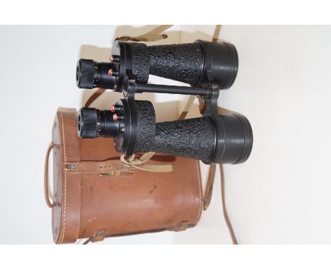 Cased set of Army field glasses, bino prism No5 MK5 (1944), Ross of Nottingham