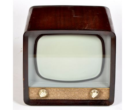 A vintage 1950's model WR. I. television receiver, probably by RCA, 49 x 49cms.