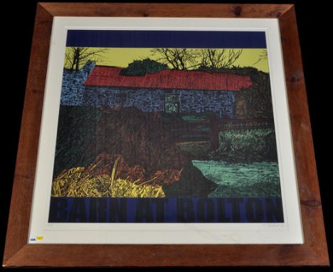 Ron DerhamAn old farm building,signed and dated '05 in pencil,colour lithograph, artist's proof,93 x 91cms; 37 x 35 3/4in.Art
