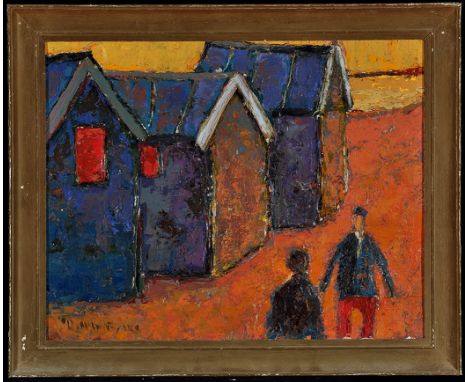 Attributed to Donald McIntyre"Evening Light",with signature; with inscription verso,oil on board,39.5 x 49.6cms; 15 1/4 x 19 