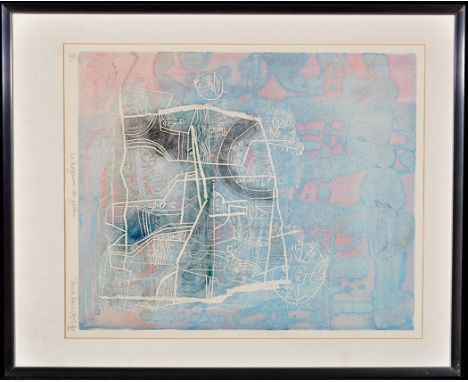 Shoichi Hasegawa"Le Royaume des Perles",signed and inscribed in pencil,colour lithograph,numbered 88/110,59 x 49cms; 23 1/4 x