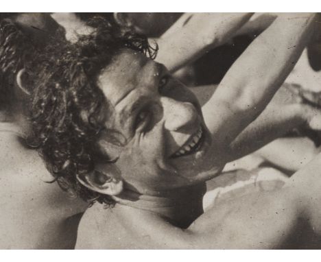László Moholy-Nagy, Xanti Schawinsky, AsconaVintage, Gelatinesilberabzug. 17,4 x 23,3 cm (18,2 x 24,1 cm). Rückseitig mit Ble