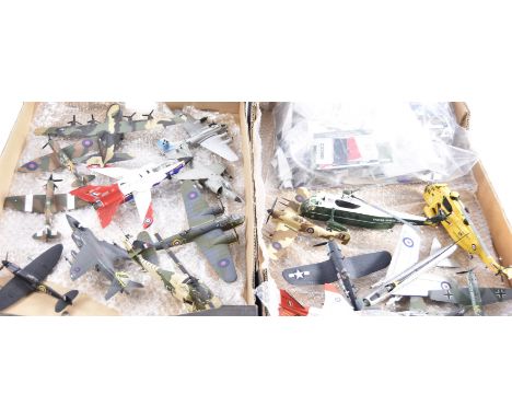 Corgi Aviation Archive, eighteen loose WWII and later military aircraft models, with some stands and accessories, F-VG, some 