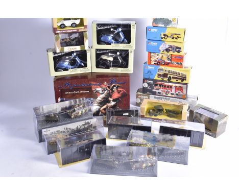 Modern Diecast Models, military and other models includes Britain's North Gate Diorama 00148 minus three figures, and 20th ce