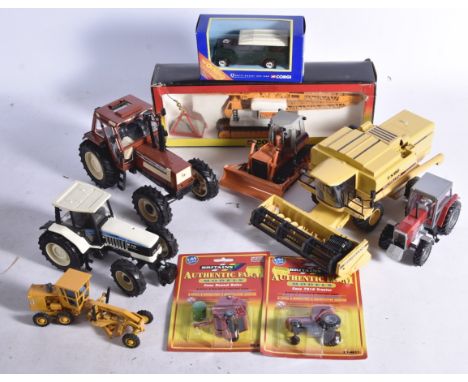 Modern Diecast Farm Related Models and Corgi Crane, a boxed Corgi 1154 Tower Mobile crane and 57904 Land Rover, Britain's bub