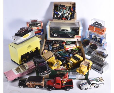 Modern Diecast Vehicles 1:18 Scale and Smaller, various examples includes Old Time and Post-war Models, a boxed Sunstar 1:18 