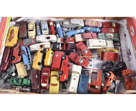 Post-war Playworn Dinky and Other Diecast Vehicles, vintage private, commercial and competition vehicles, mainly by Dinky but