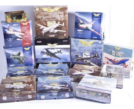 Corgi Aviation Archive and a USSR Aircraft Model, a boxed collection of 1:72 scale WWI and later models comprises AA36206 Glo
