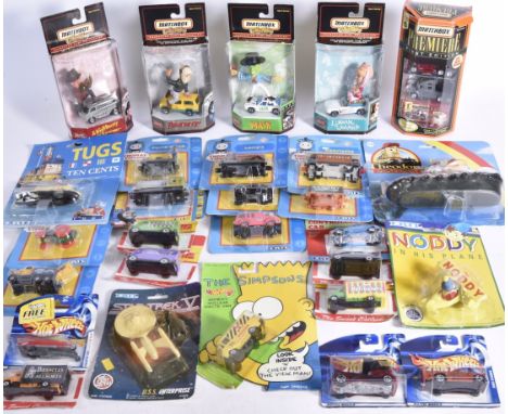 Modern Diecast 1:64 Scale Models From TV Film and Others, a cased or bubble packed collection includes, ERTL Thomas The Tank 