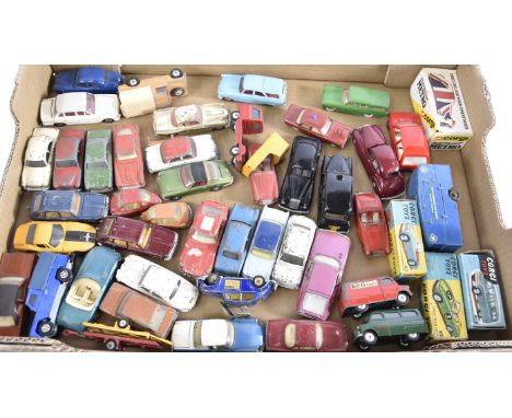 Corgi and Other Post-war and Later Playworn Diecast Vehicles, various vintage vehicles private and commercial includes boxed 
