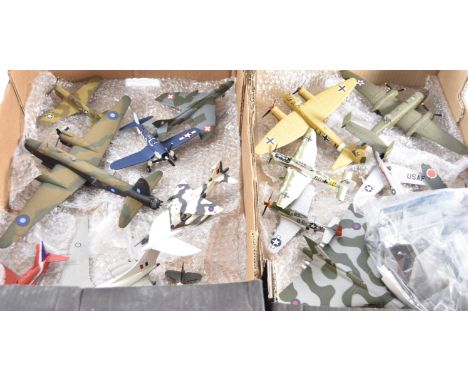 Corgi Aviation Archive, fifteen loose WWII and later military aircraft models, with some stands and accessories, F-VG, some w