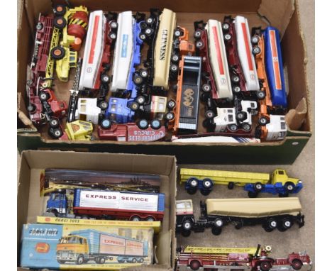 Corgi 1960s and Later Haulage Models, a boxed Corgi Major 1137 Express Service Ford Tilt Cab, together with later unboxed/pla
