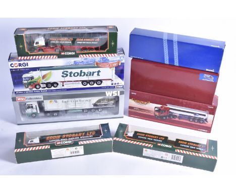 WSI and Corgi Diecast Haulage Vehicles, a boxed group of modern articulated lorries, includes WSI Collectibles 1:50 scale lim