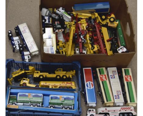 1970s and Later Diecast Haulage and Construction Vehicles, a boxed Matchbox Superkings K-21 Ford Transcontinental, together w