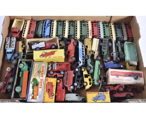 Dinky Playworn Post-war Commercial Vehicles, a collection of vintage vehicles boxed examples, 932 Comet Wagon (repainted), 47