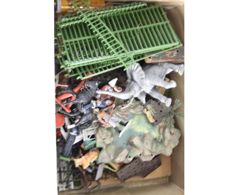 Britains Plastic Zoo Animals and accessories Floral garden and various Soldiers,  Zoo, including Elephant, Turtle, Zoo Keeper