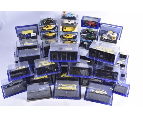 Diecast French Vehicles, a boxed or bubble packed collection mainly vintage commercial models includes magazine issues in bub