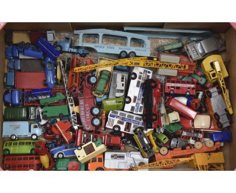 Post-war and Later Diecast Vehicles, an unboxed/playworn/repainted collection of vintage private and commercial models includ