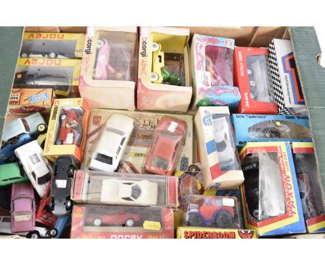 1970s and Later Diecast and Plastic Cars, various examples private, competition and models from TV, boxed examples includes C