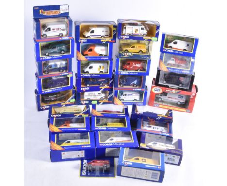 Corgi and Other Delivery Vans, a boxed collection of modern vehicles 1980s issues and later in various liveries, includes For