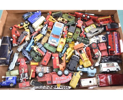 Post-war and Later Playworn and Unboxed Diecast Vehicles, various vintage and modern private and commercial vehicles, include