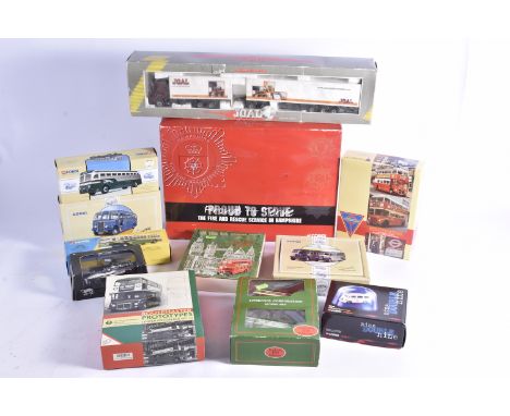 Modern Diecast Vehicles,  mainly vintage vehicles includes Corgi Classics coaches 97194, 97070, and US 98470, 4506, Exclusive