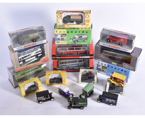 Modern Diecast Vehicles, mainly boxed/cased vintage  private and commercial vehicles includes Original Omnibus (4), EFE (1), 