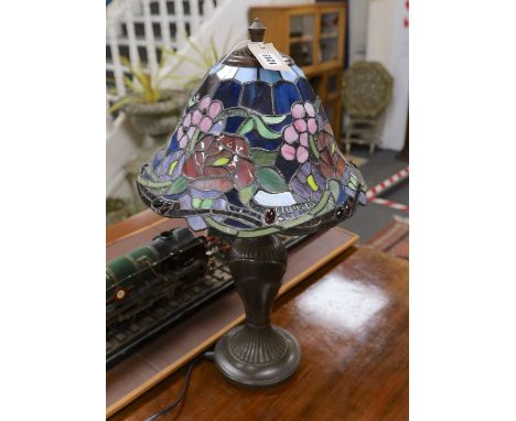 A Tiffany style table lamp, height 59cm