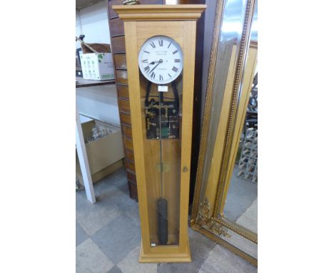 An oak cased synchronome master clock 