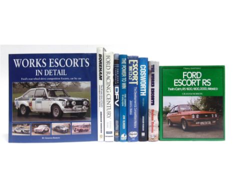 [BOOKS]. FORD  Robson, Graham. Works Escorts in Detail, first edition, Herridge &amp; Sons, Shebbear, 2012, boards, dustjacke