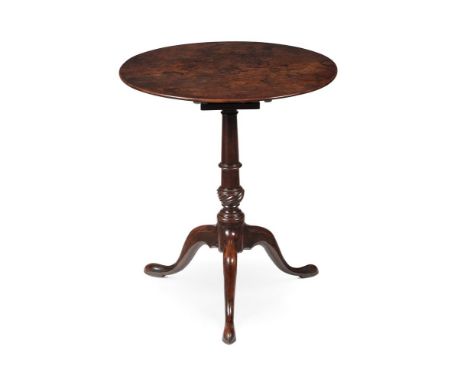 AN EARLY GEORGE III MAHOGANY 'BIRDCAGE' TRIPOD TABLE CIRCA 176070cm high, the top 60cm diameterCondition Report: There are sc