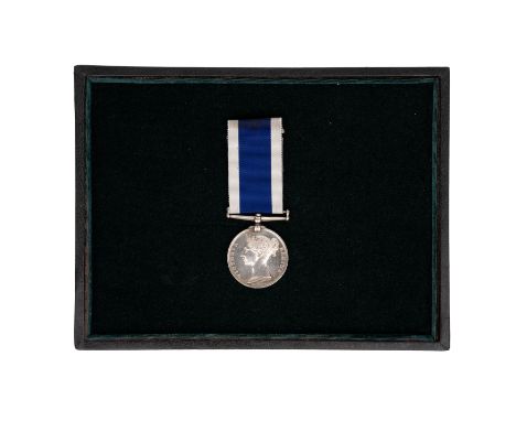 The Royal Navy Long Service and Good Conduct Medal awarded to Engine Room Artificer Charles Felgate Barker, H.M.S. Victor Ema