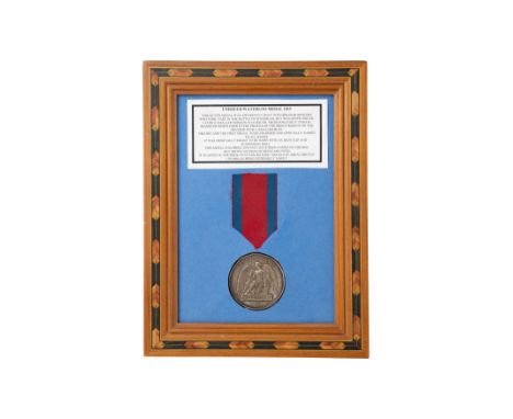 An Unissued Waterloo Medal 1815,&nbsp;unmounted Specimen, 40mm, toned, very polished, fine (1)“This Silver Medal was apparent