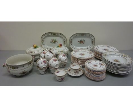 Spode 'Rockingham' dinner and tea service - early and late 20th century, at least 12 place settings