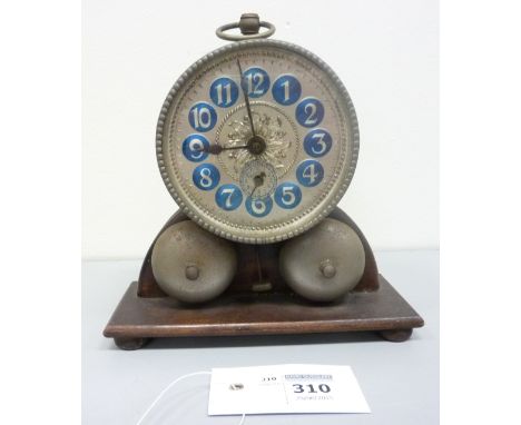 Victorian alarm clock H18.5cm 