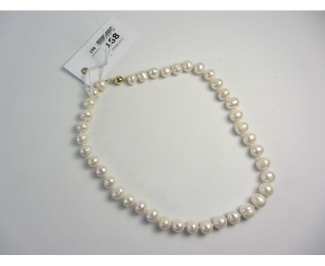 South sea pearl necklace the clasp stamped 14k