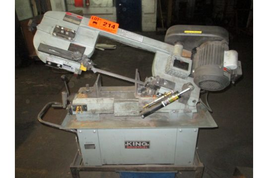 KING INDUSTRIAL KC-712BC METAL CUTTING HORIZONTAL BAND SAW S/N: 27H0918 ...