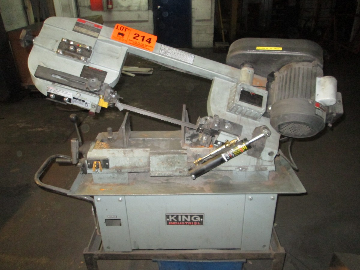 KING INDUSTRIAL KC712BC METAL CUTTING HORIZONTAL BAND SAW S/N 27H0918