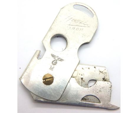 WWII German Kriegsmarine Survival Cutter. As issued if lifeboat emergency kits. P&amp;P Group 1 (£14+VAT for the first lot an