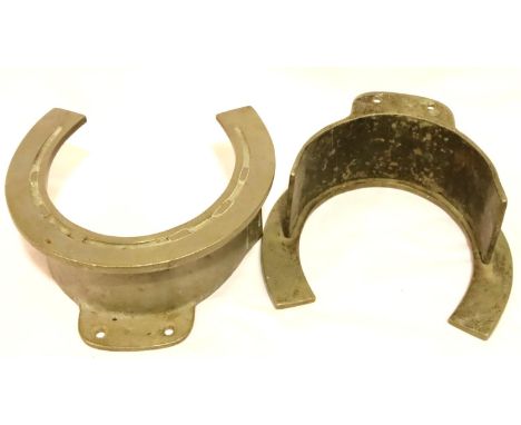 Champion &amp; Wilton pair of solid nickel tack hangers. P&amp;P Group 1 (£14+VAT for the first lot and £1+VAT for subsequent