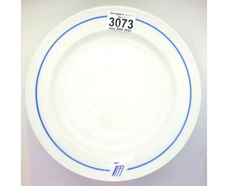 Third Reich period set of six Hutschenreuther dinner plates. P&amp;P Group 2 (£18+VAT for the first lot and £3+VAT for subseq