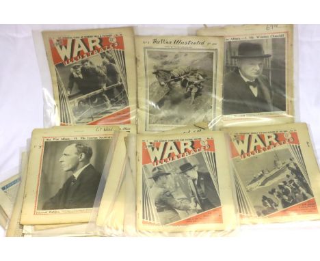 The War Illustrated, twenty issues. P&amp;P Group 2 (£18+VAT for the first lot and £3+VAT for subsequent lots) 